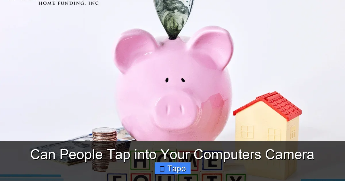 Can People Tap into Your Computers Camera
