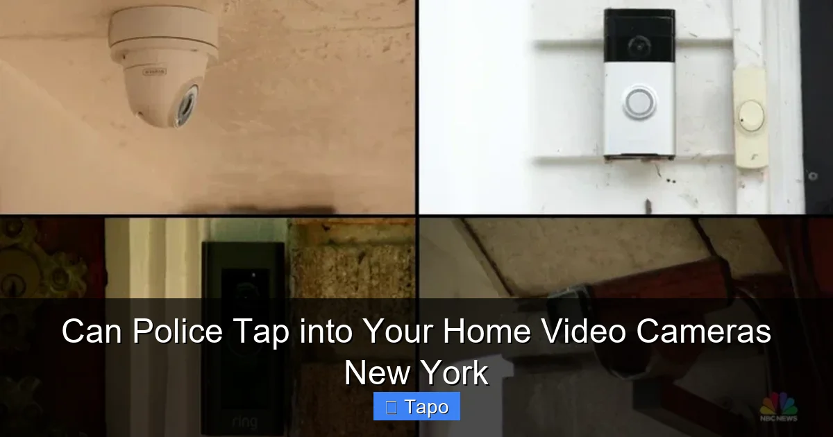Can Police Tap into Your Home Video Cameras New York