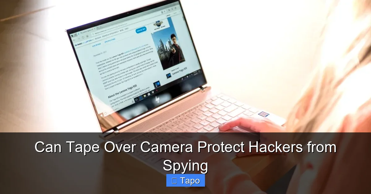 Can Tape Over Camera Protect Hackers from Spying