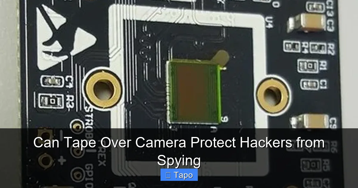 Can Tape Over Camera Protect Hackers from Spying