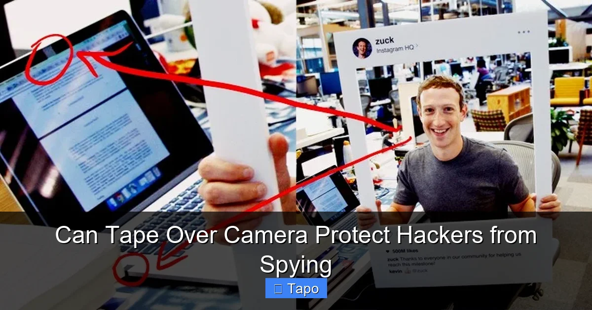 Can Tape Over Camera Protect Hackers from Spying