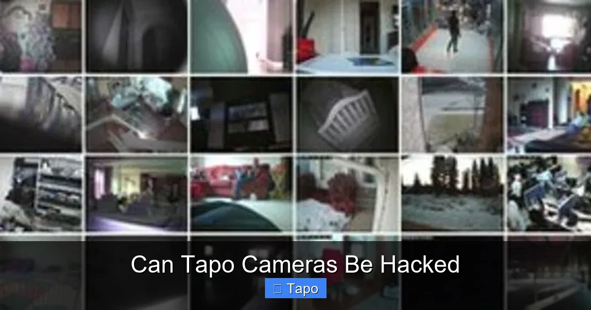 Can Tapo Cameras Be Hacked