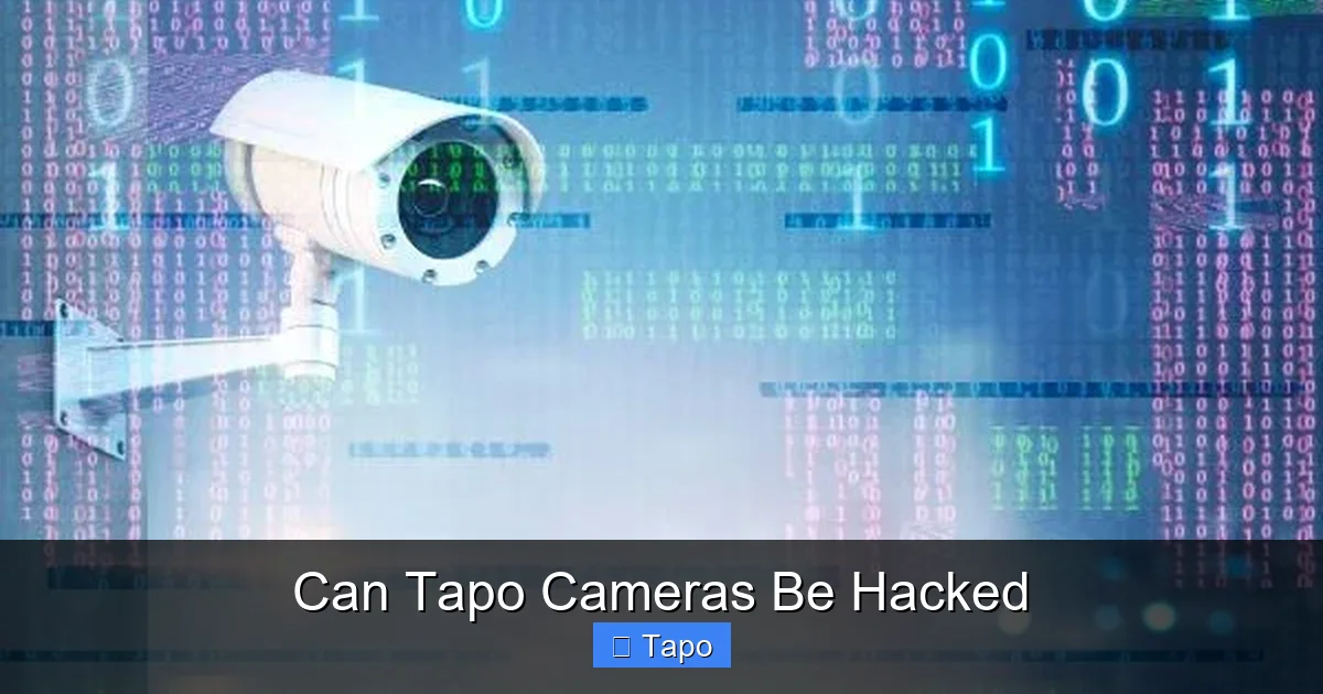Can Tapo Cameras Be Hacked