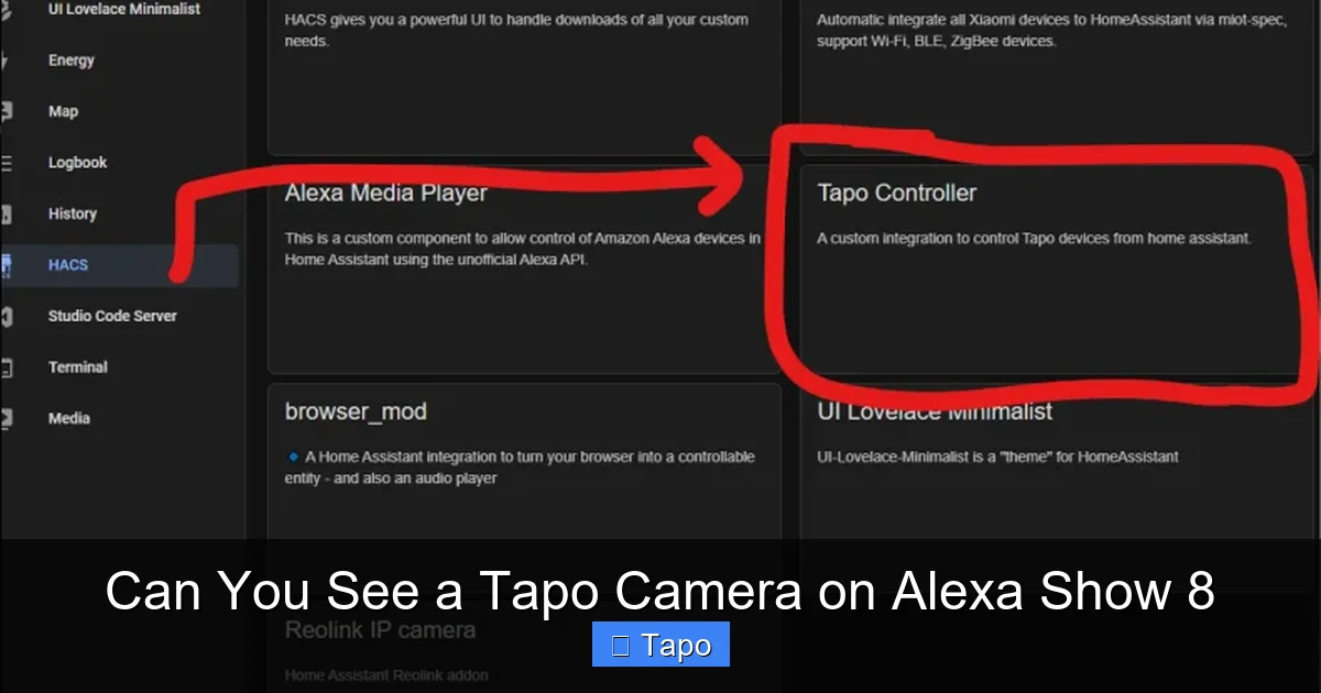 Can You See a Tapo Camera on Alexa Show 8