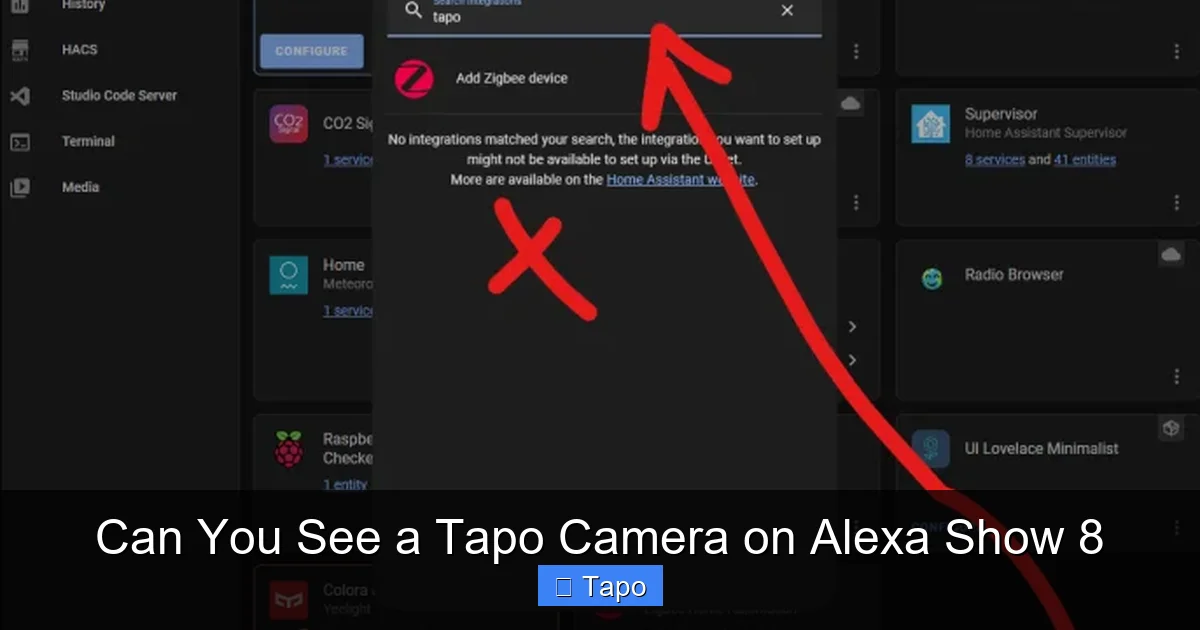 Can You See a Tapo Camera on Alexa Show 8