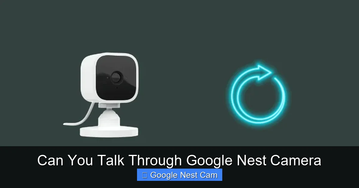 Can You Talk Through Google Nest Camera