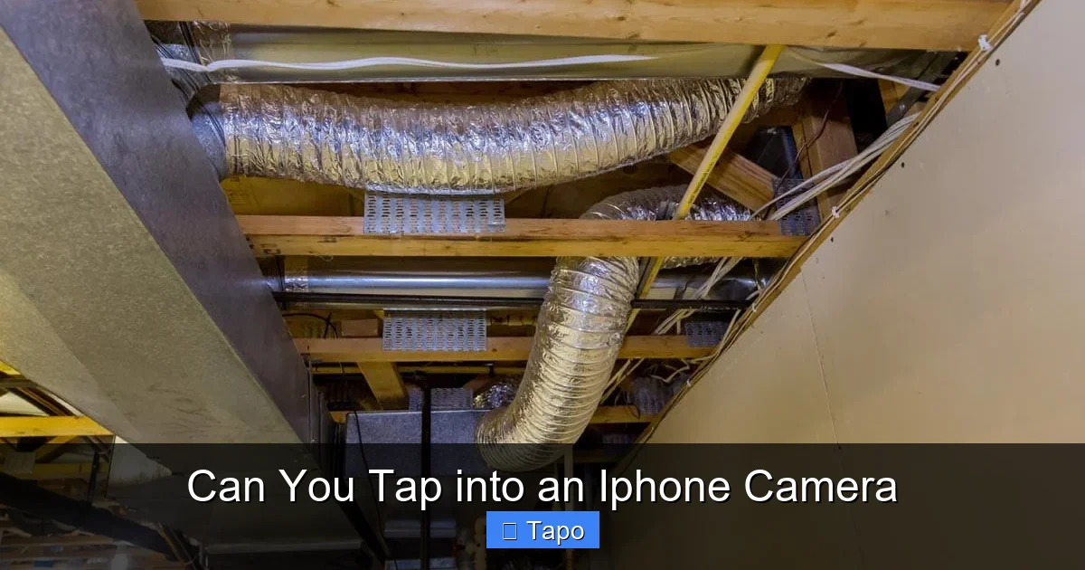 Can You Tap into an Iphone Camera