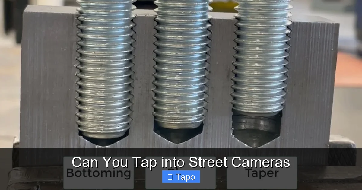 Can You Tap into Street Cameras