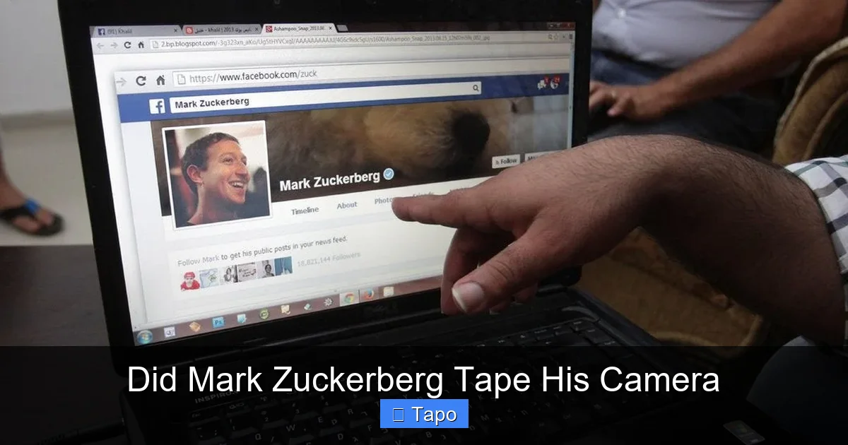 Did Mark Zuckerberg Tape His Camera