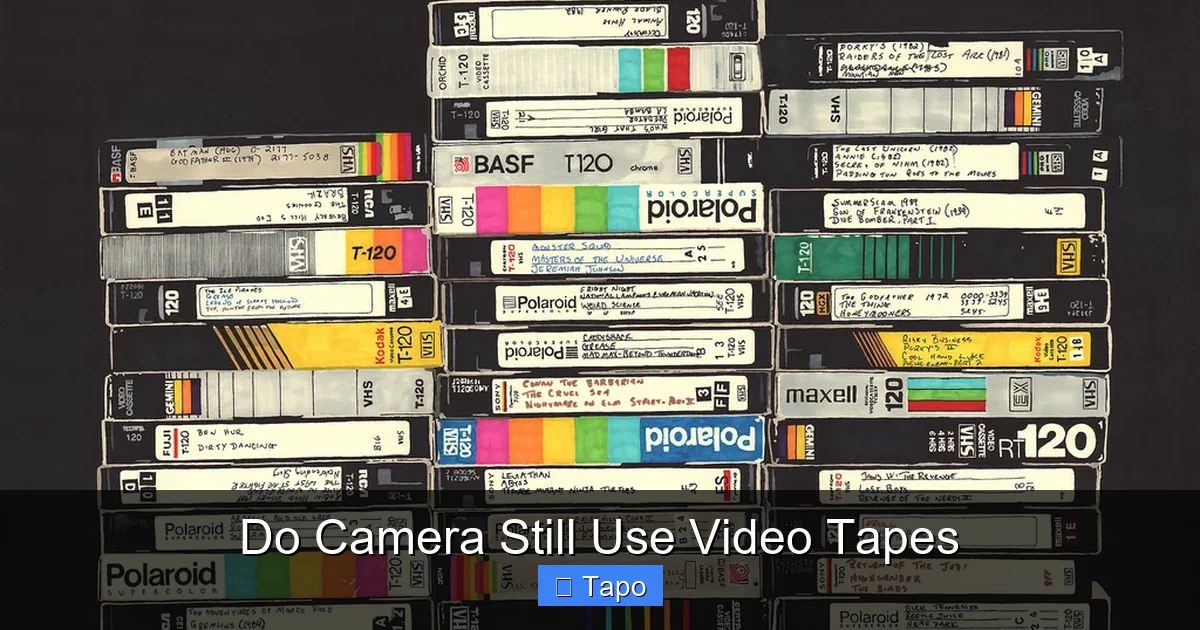 Do Camera Still Use Video Tapes