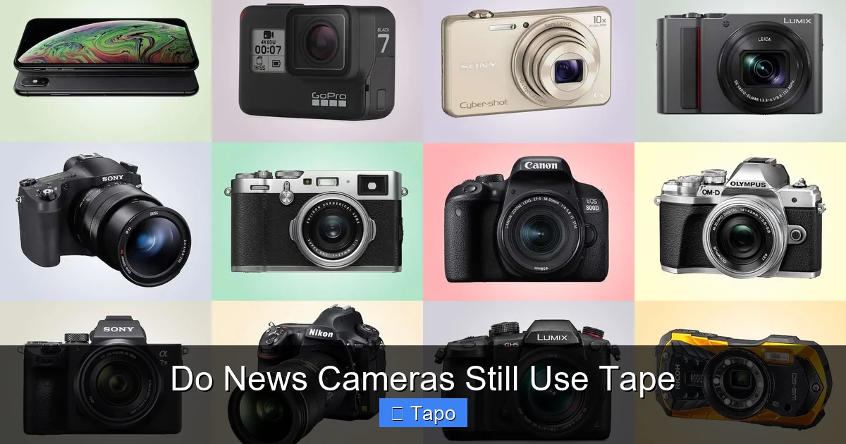 Do News Cameras Still Use Tape
