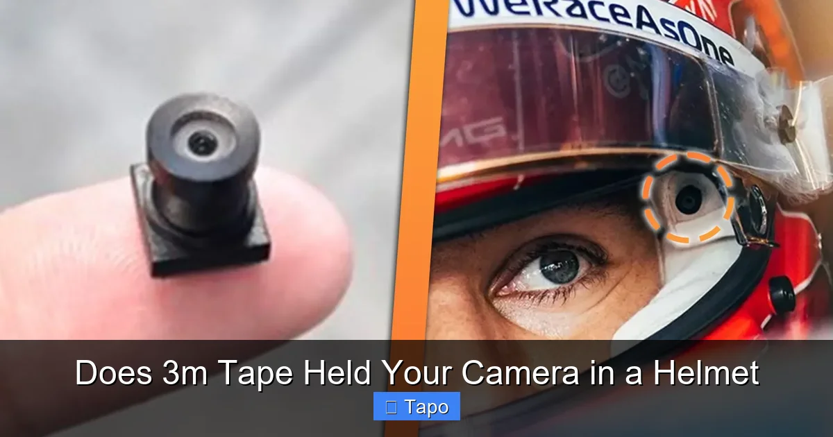 Does 3m Tape Held Your Camera in a Helmet