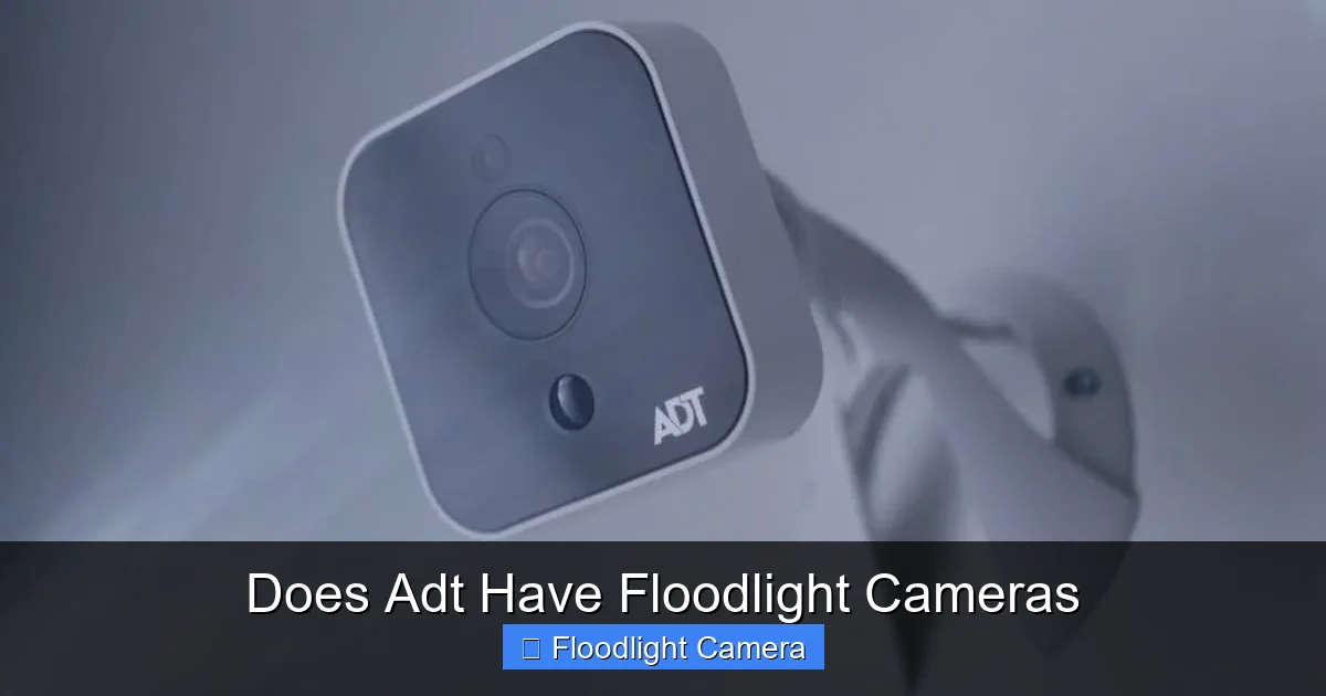 Does Adt Have Floodlight Cameras
