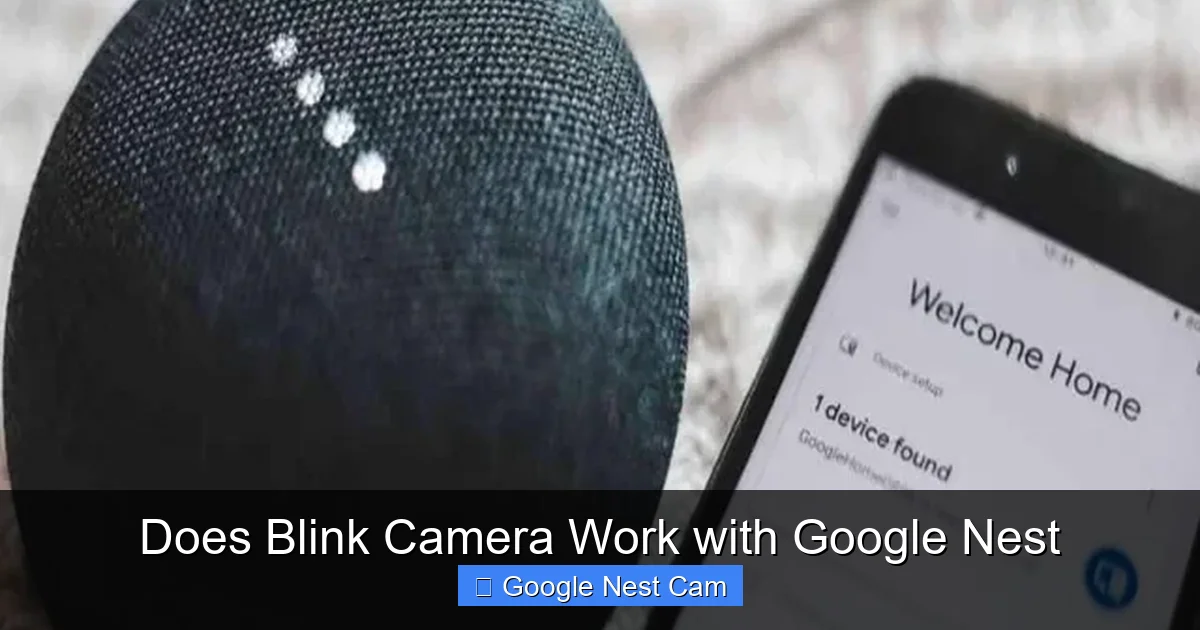 Does Blink Camera Work with Google Nest
