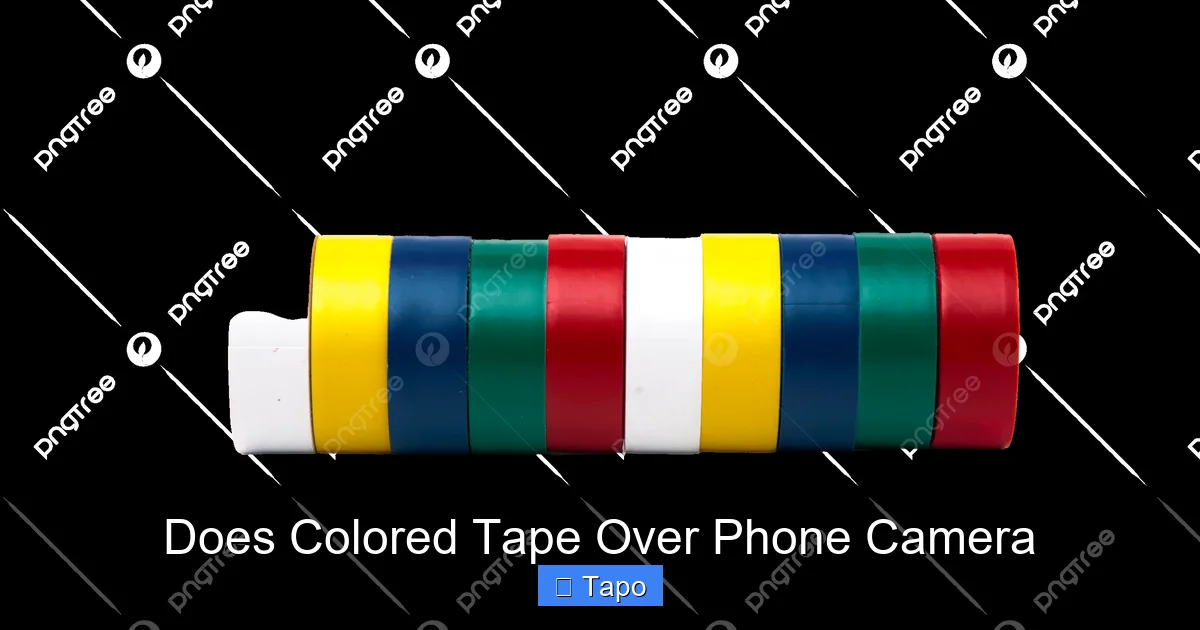 Does Colored Tape Over Phone Camera