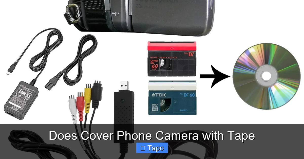 Does Cover Phone Camera with Tape