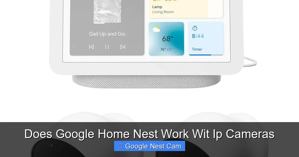 Does Google Home Nest Work Wit Ip Cameras