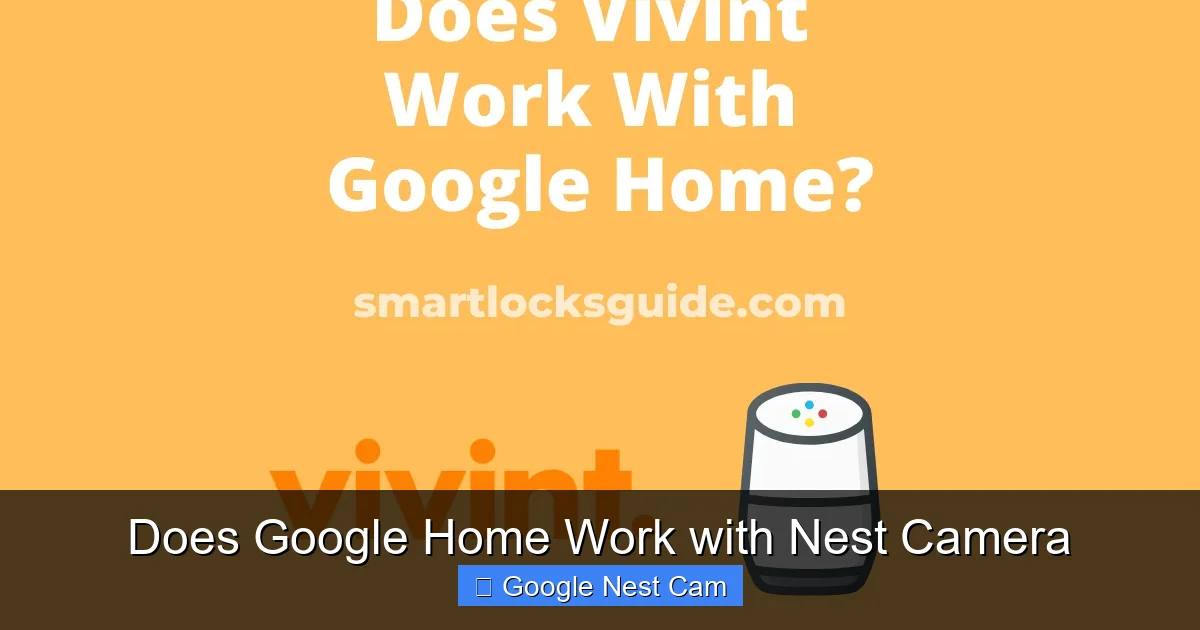 Does Google Home Work with Nest Camera