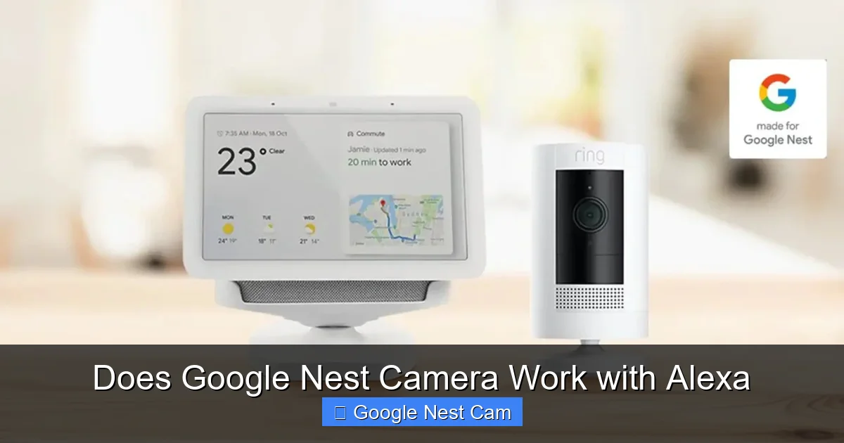 Does Google Nest Camera Work with Alexa