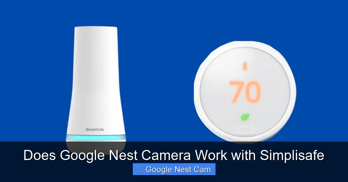 Does Google Nest Camera Work with Simplisafe