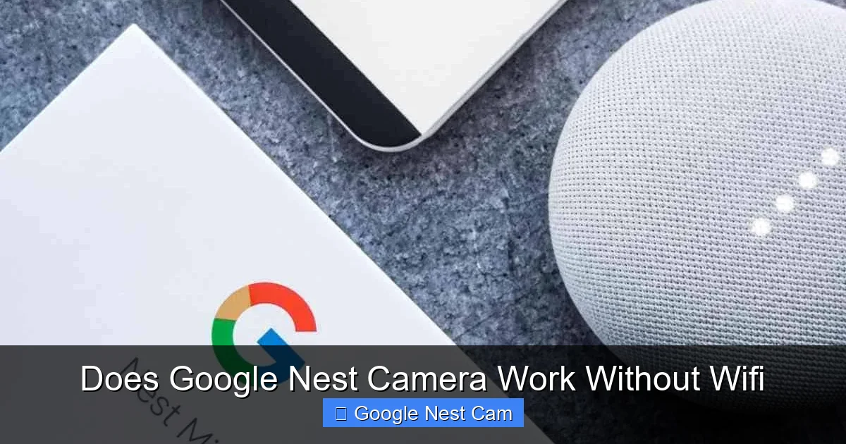 Does Google Nest Camera Work Without Wifi