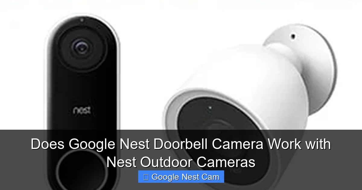 Does Google Nest Doorbell Camera Work with Nest Outdoor Cameras