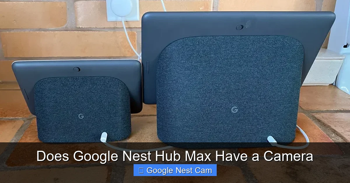 Does Google Nest Hub Max Have a Camera