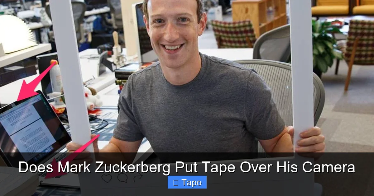 Does Mark Zuckerberg Put Tape Over His Camera