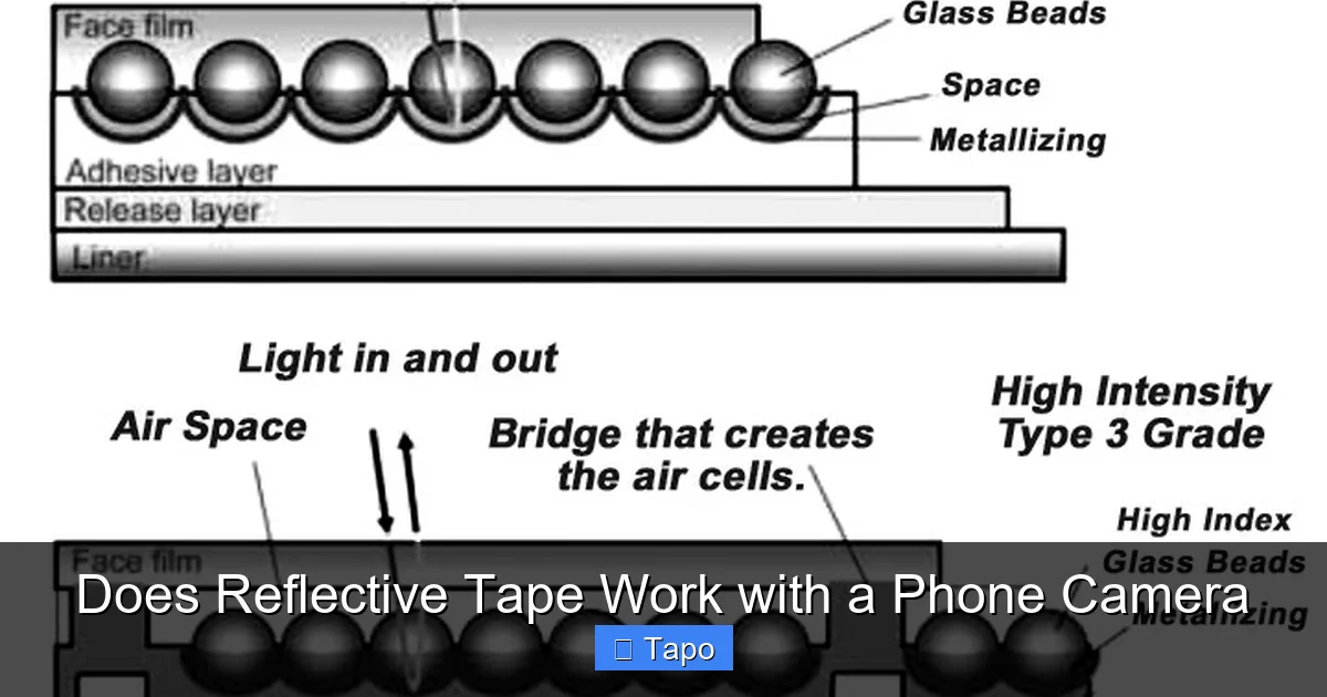 Does Reflective Tape Work with a Phone Camera