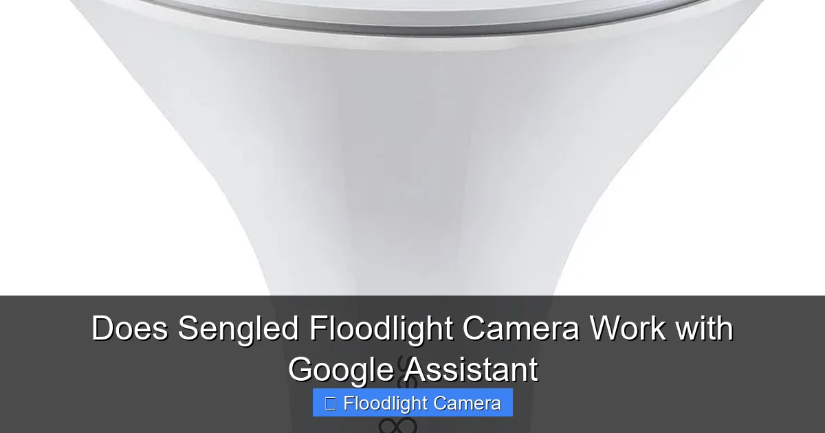 Does Sengled Floodlight Camera Work with Google Assistant