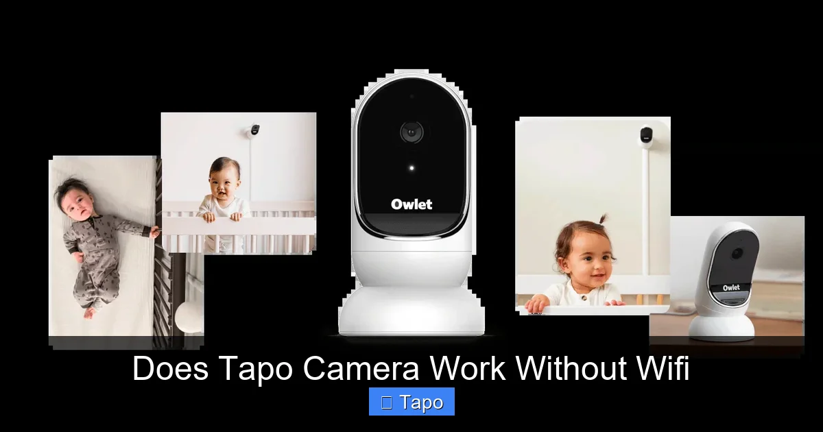 Does Tapo Camera Work Without Wifi