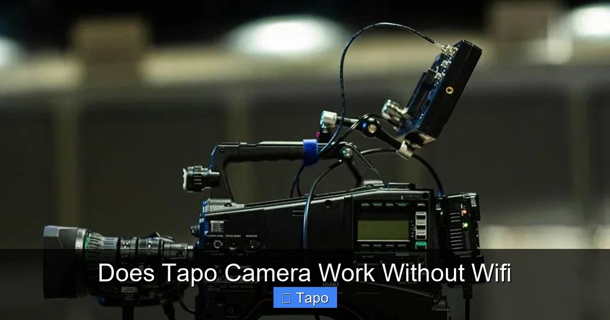 Does Tapo Camera Work Without Wifi