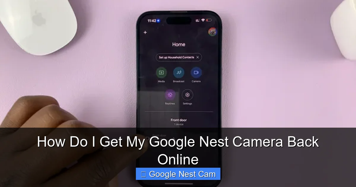 How Do I Get My Google Nest Camera Back Online