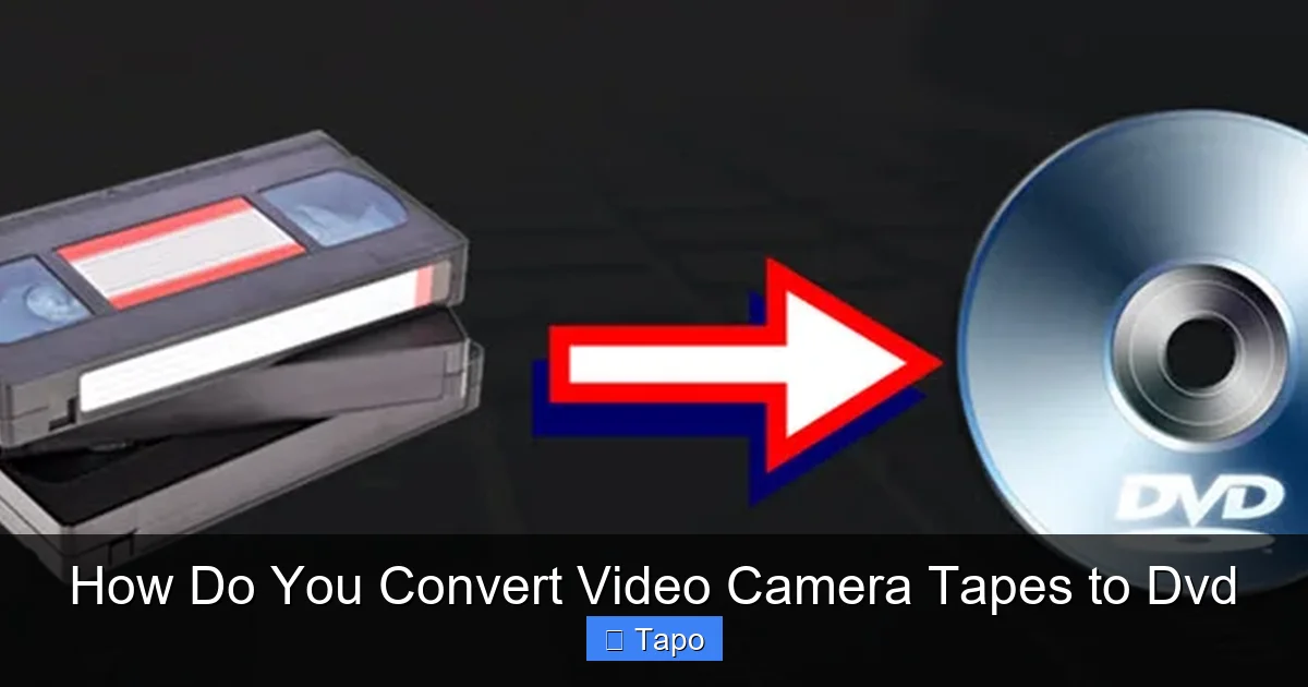 How Do You Convert Video Camera Tapes to Dvd