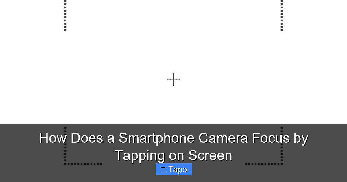 How Does a Smartphone Camera Focus by Tapping on Screen