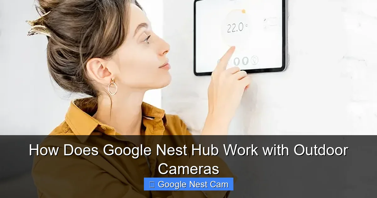 How Does Google Nest Hub Work with Outdoor Cameras