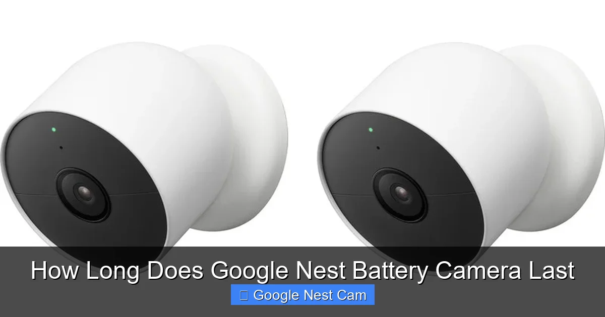 How Long Does Google Nest Battery Camera Last