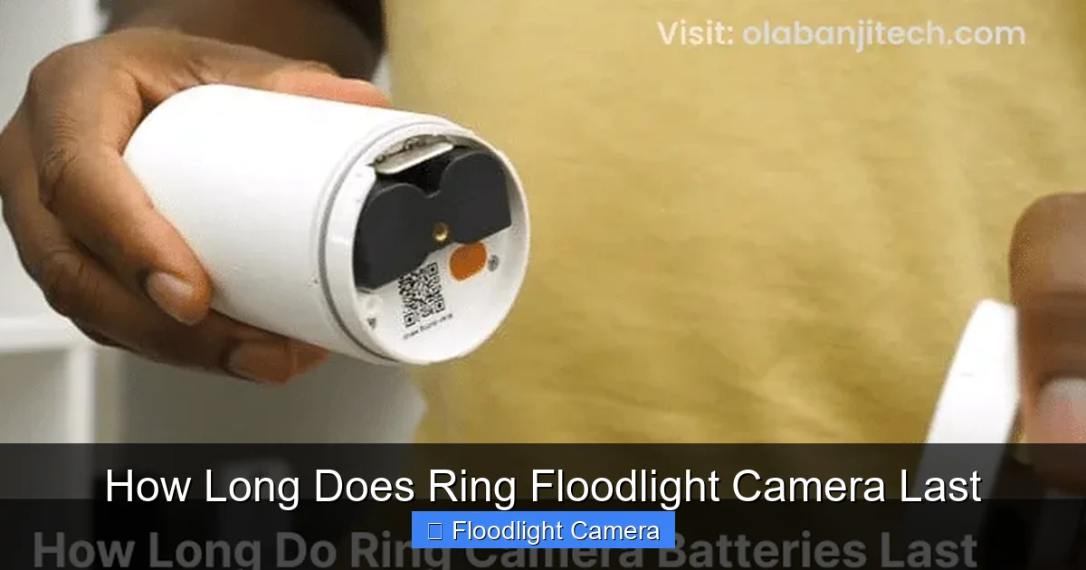 How Long Does Ring Floodlight Camera Last