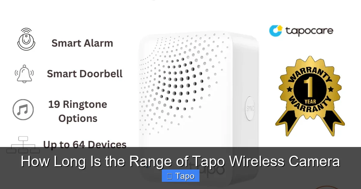 How Long Is the Range of Tapo Wireless Camera