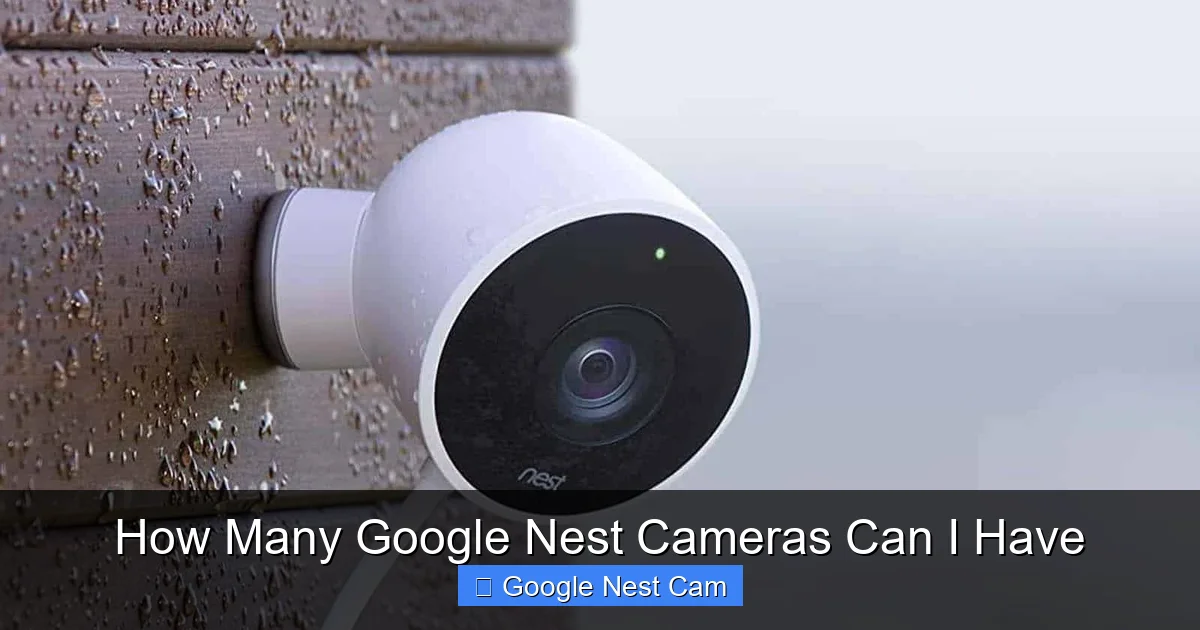 How Many Google Nest Cameras Can I Have