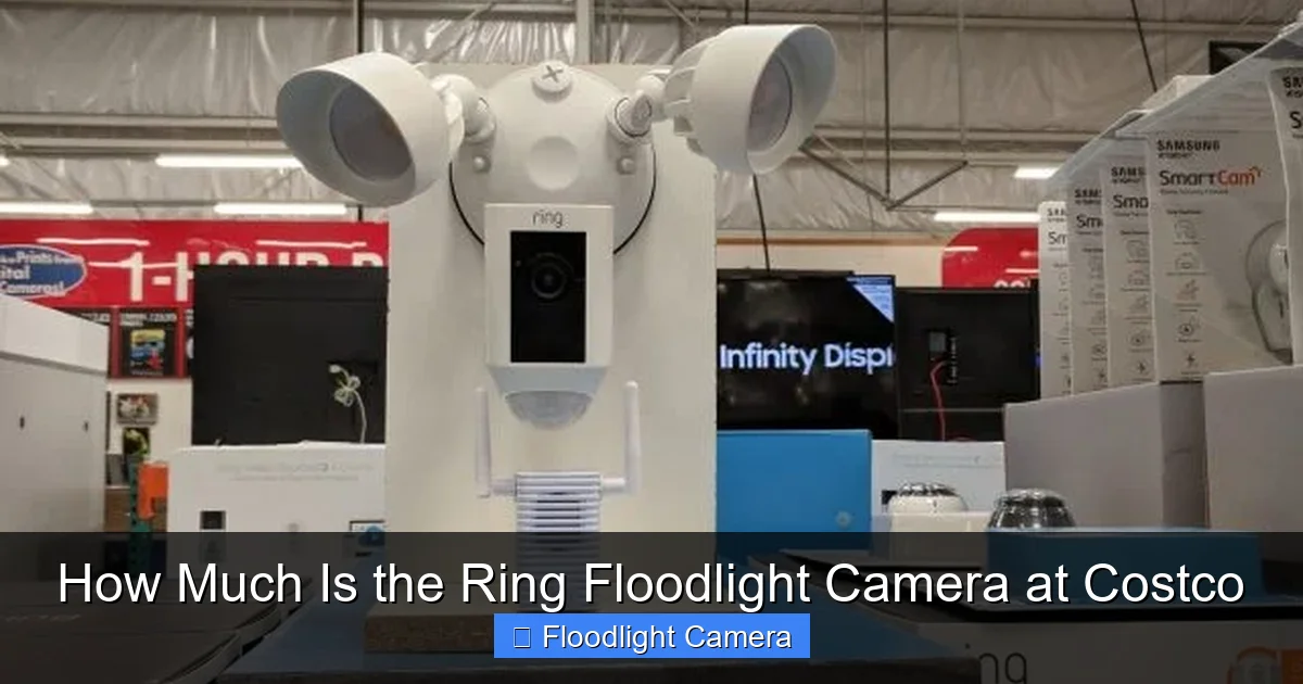 How Much Is the Ring Floodlight Camera at Costco
