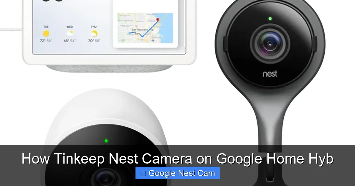 How Tinkeep Nest Camera on Google Home Hyb
