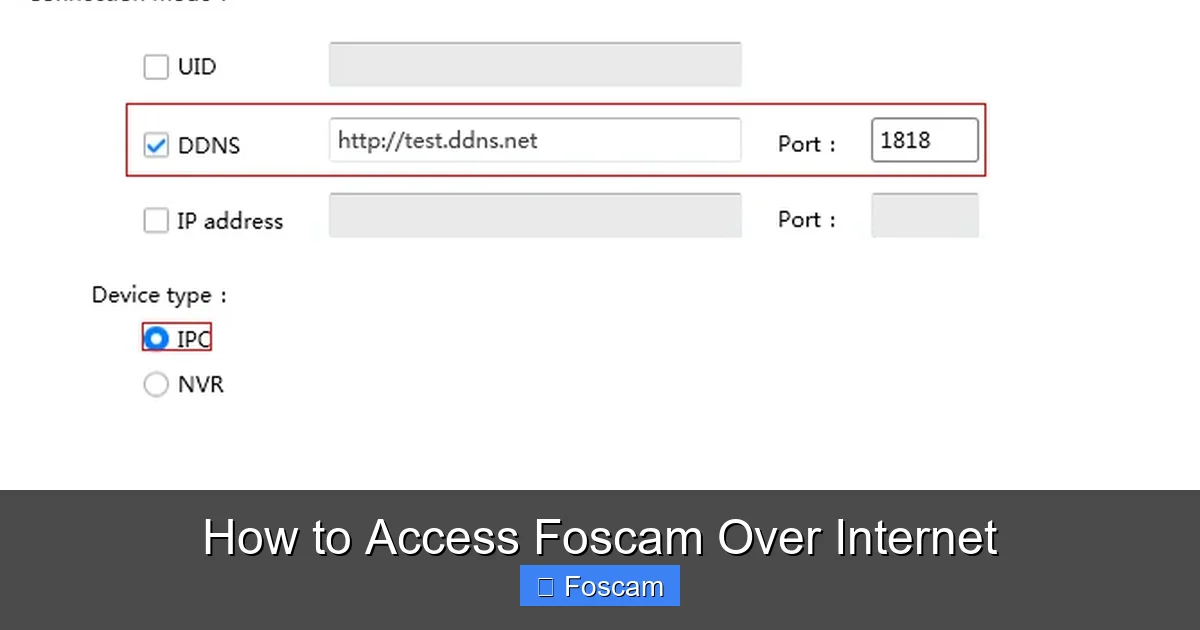 How to Access Foscam Over Internet