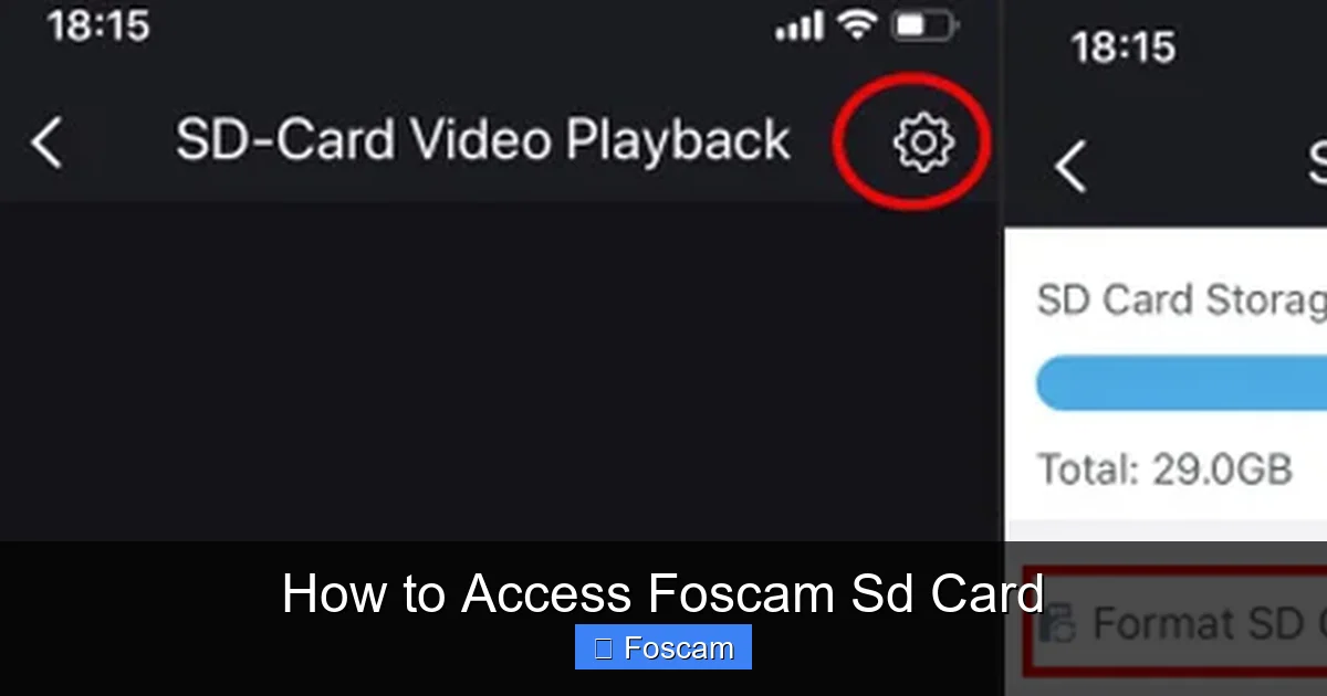 How to Access Foscam Sd Card