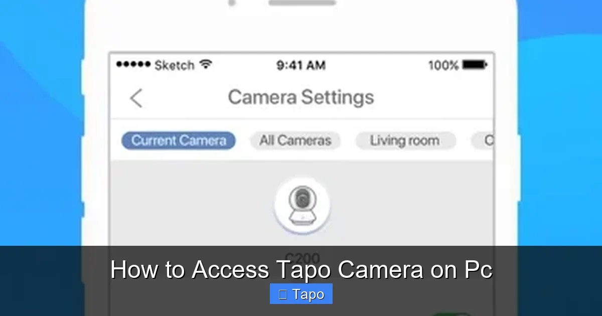 How to Access Tapo Camera on Pc
