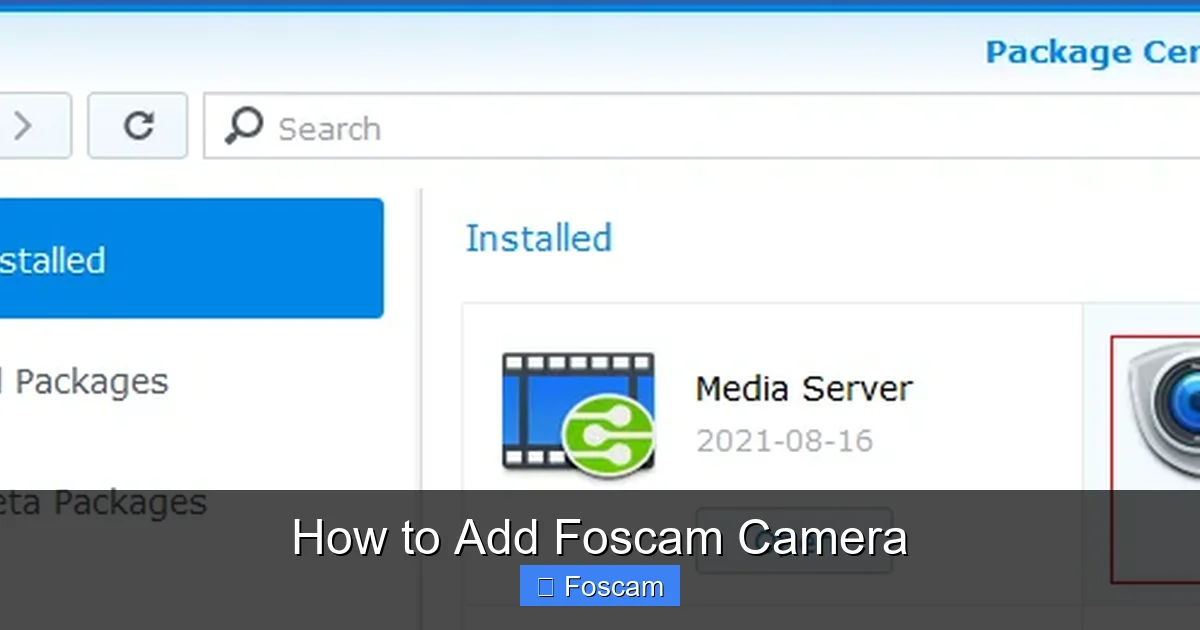How to Add Foscam Camera