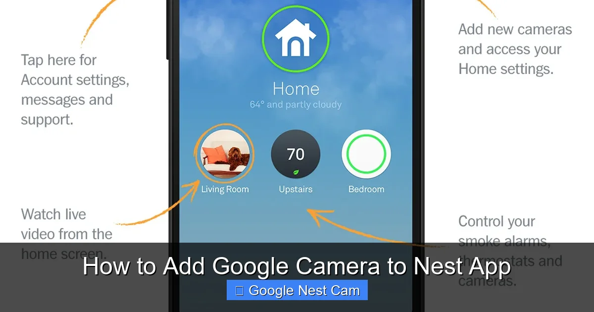 How to Add Google Camera to Nest App