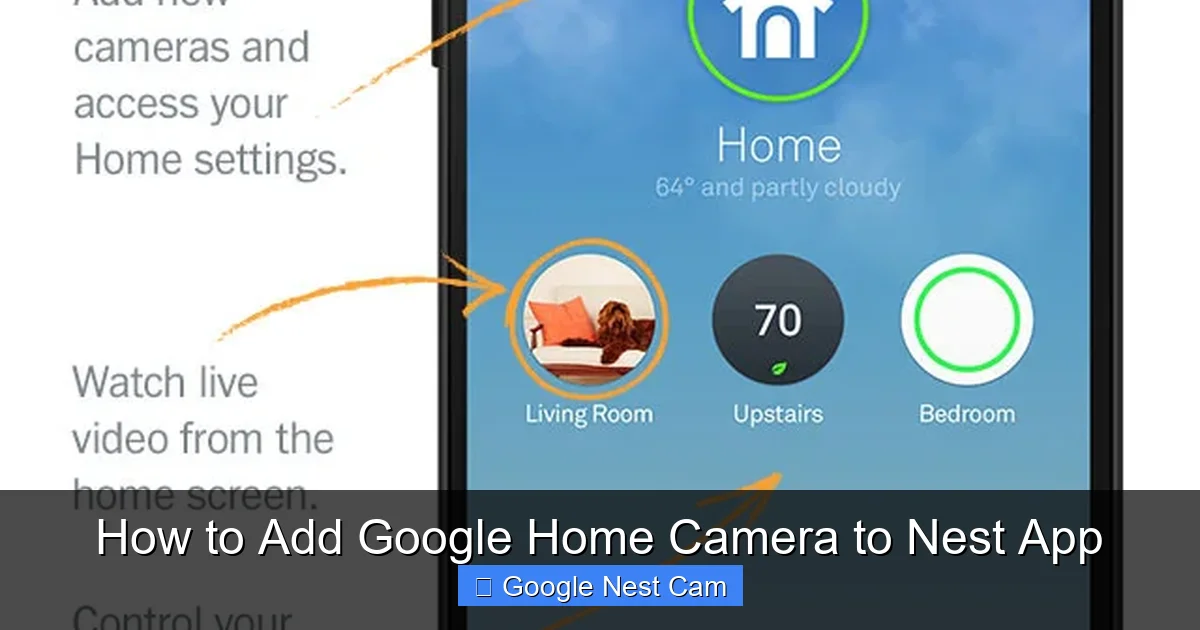 How to Add Google Home Camera to Nest App