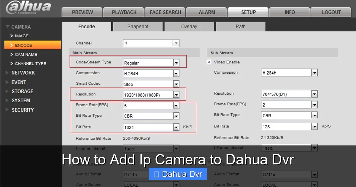 How to Add Ip Camera to Dahua Dvr