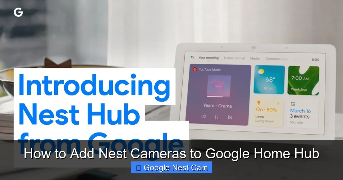 How to Add Nest Cameras to Google Home Hub